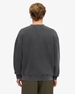 Organic Oversized Crew - Faded Black