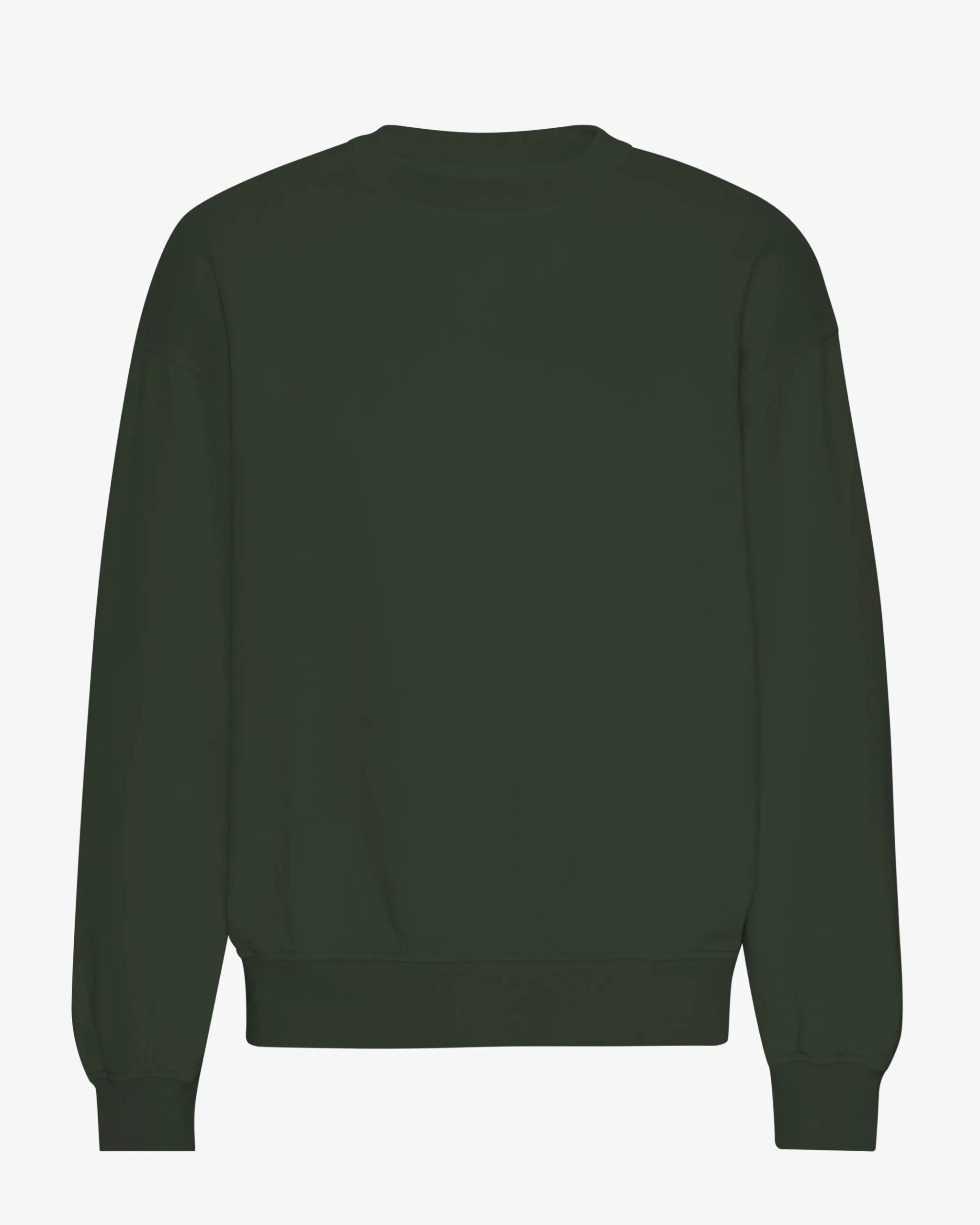 Organic Oversized Crew - Hunter Green