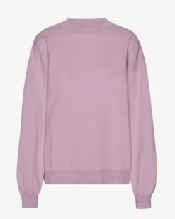 Organic Oversized Crew - Pearly Purple