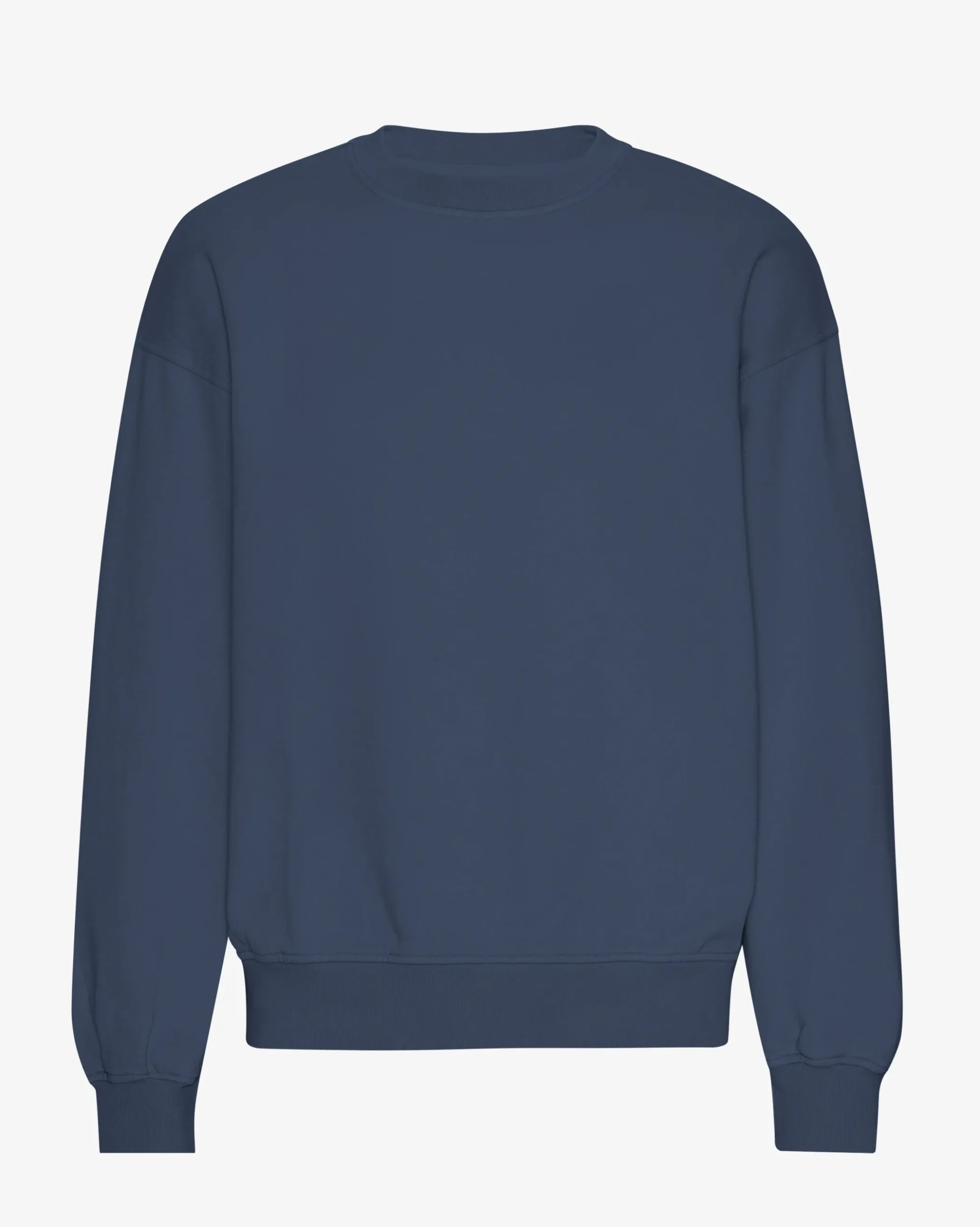 Organic Oversized Crew - Petrol Blue