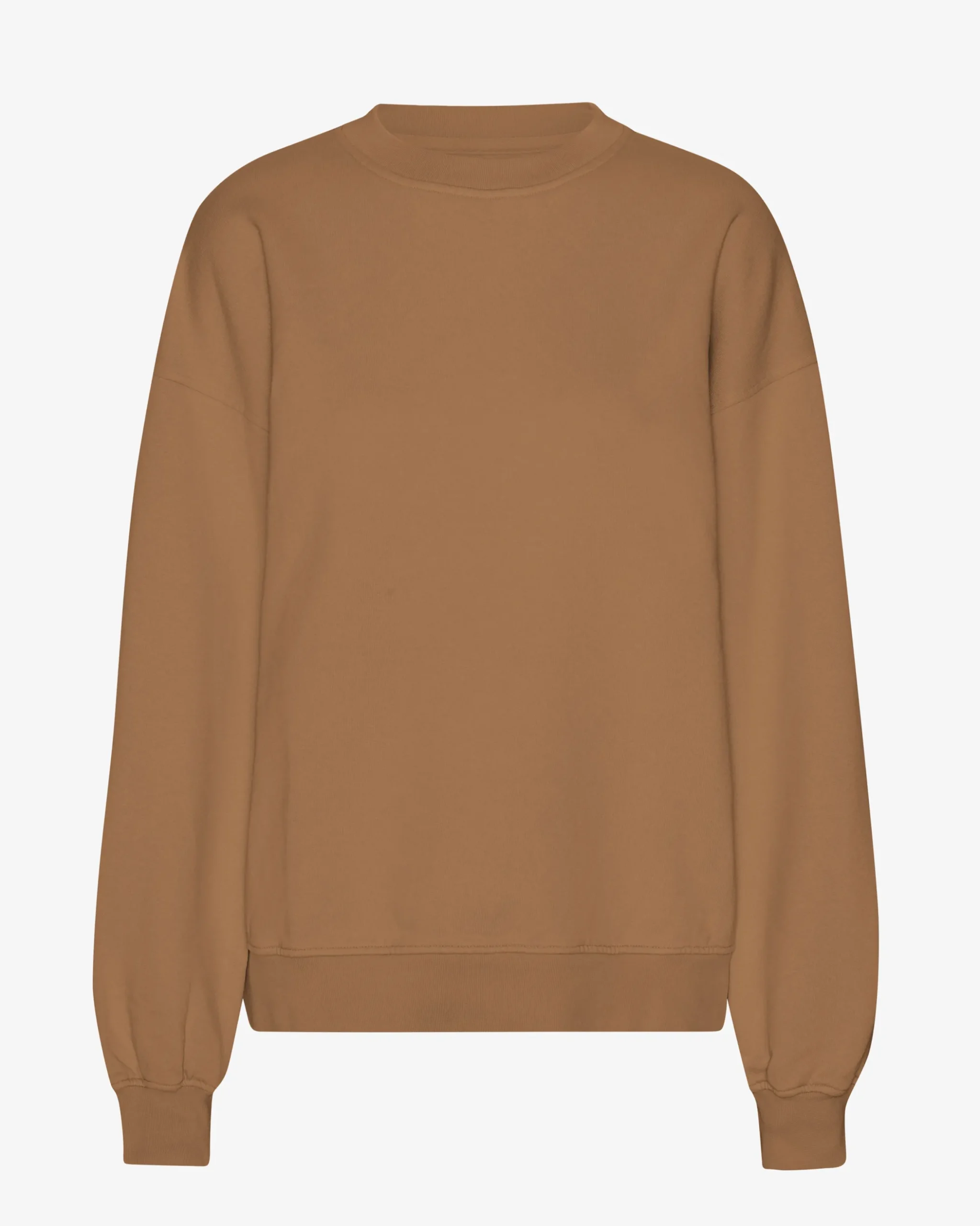 Organic Oversized Crew - Sahara Camel