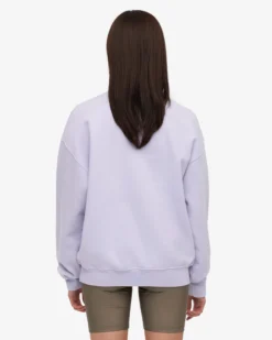 Organic Oversized Crew - Soft Lavender
