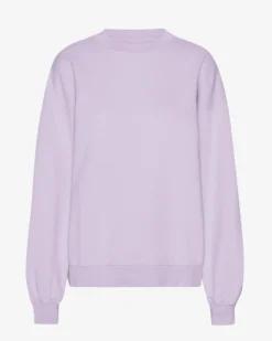 Organic Oversized Crew - Soft Lavender