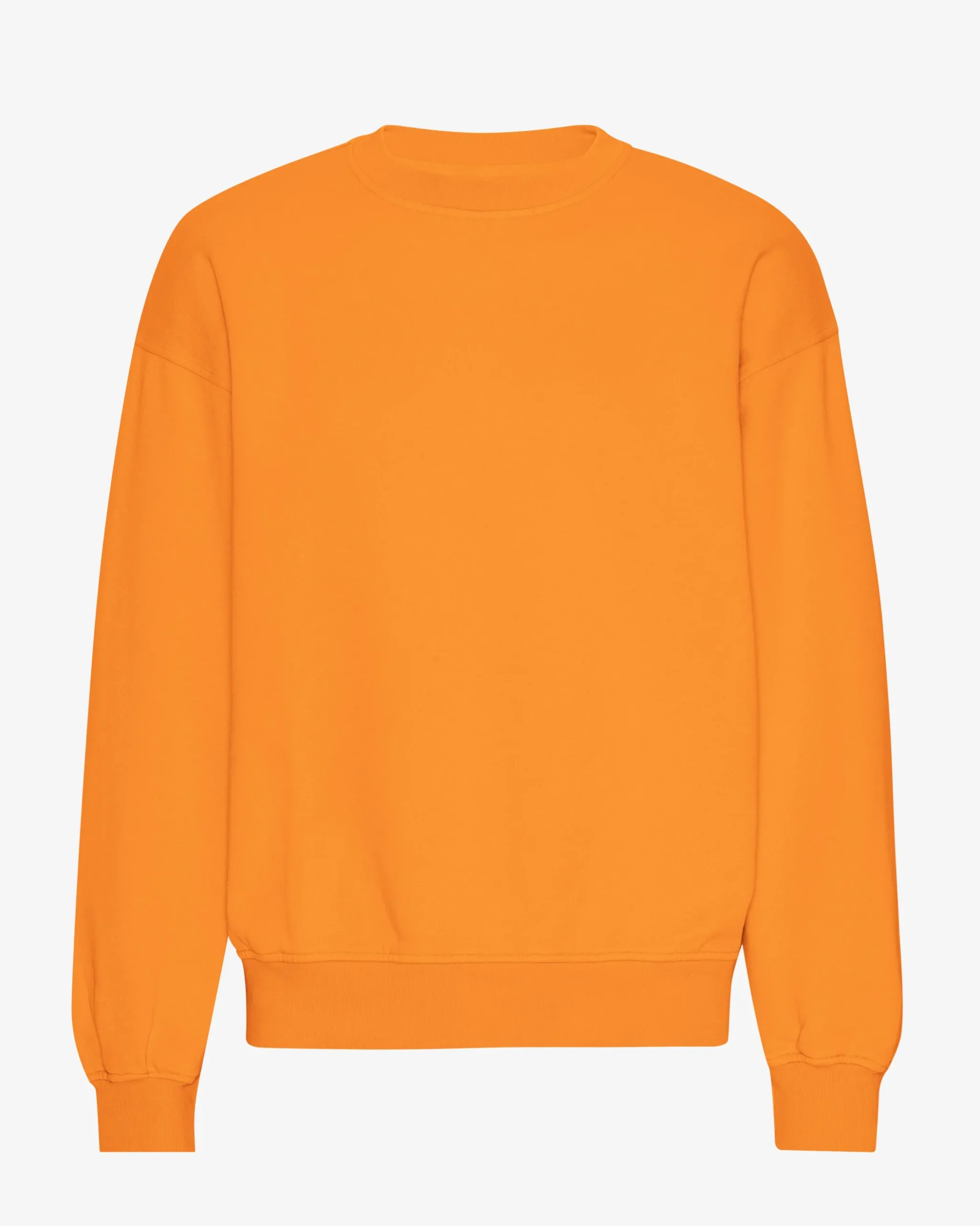 Organic Oversized Crew - Sunny Orange