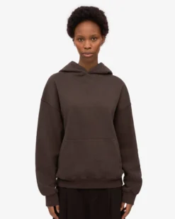 Organic Oversized Hood - Coffee Brown