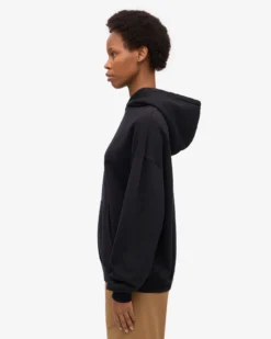 Organic Oversized Hood - Deep Black