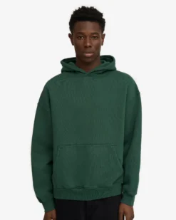 Organic Oversized Hood - Emerald Green