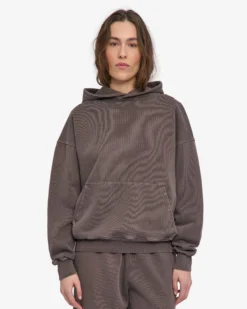 Organic Oversized Hood - Faded Mud