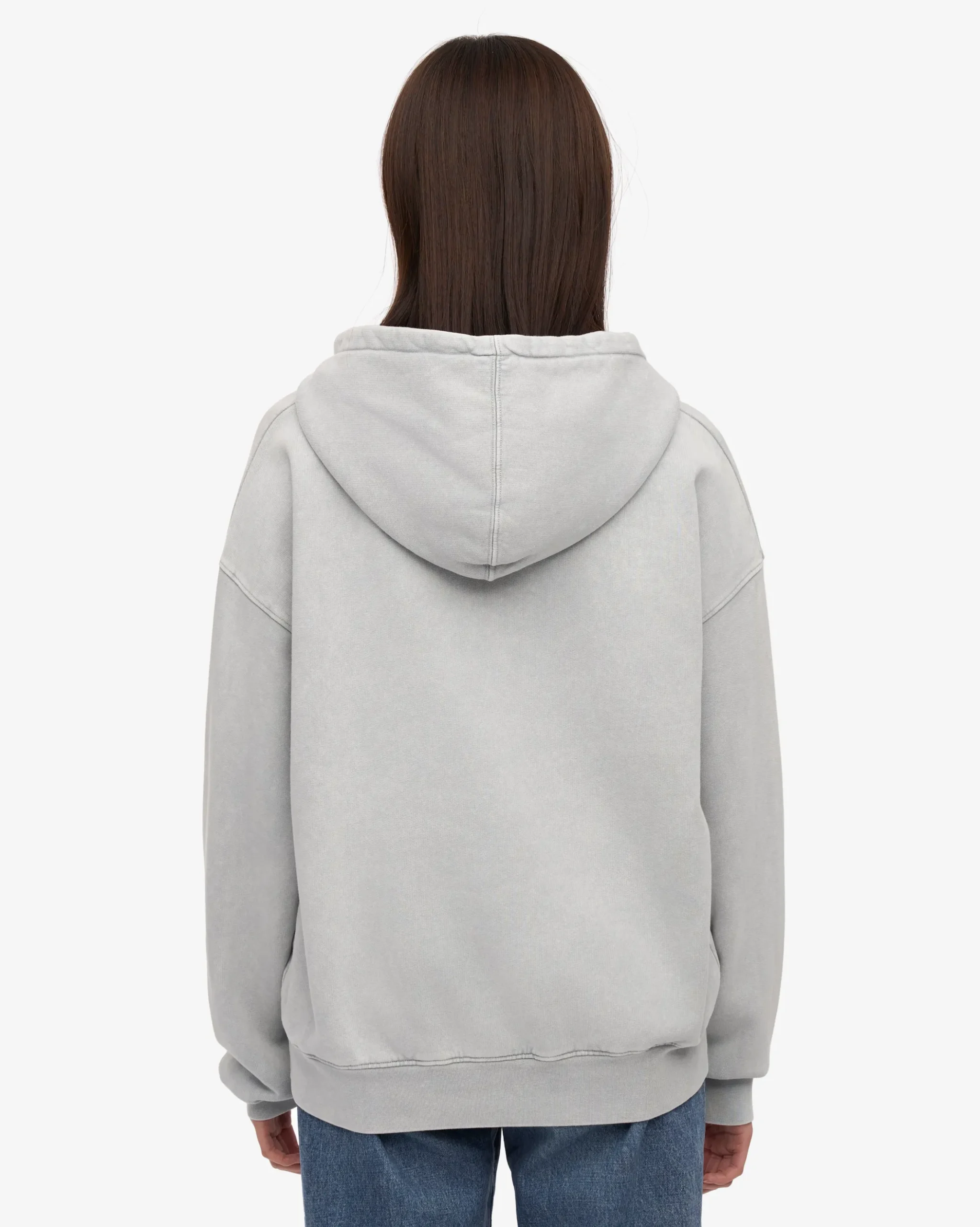 Organic Oversized Hood - Faded Grey