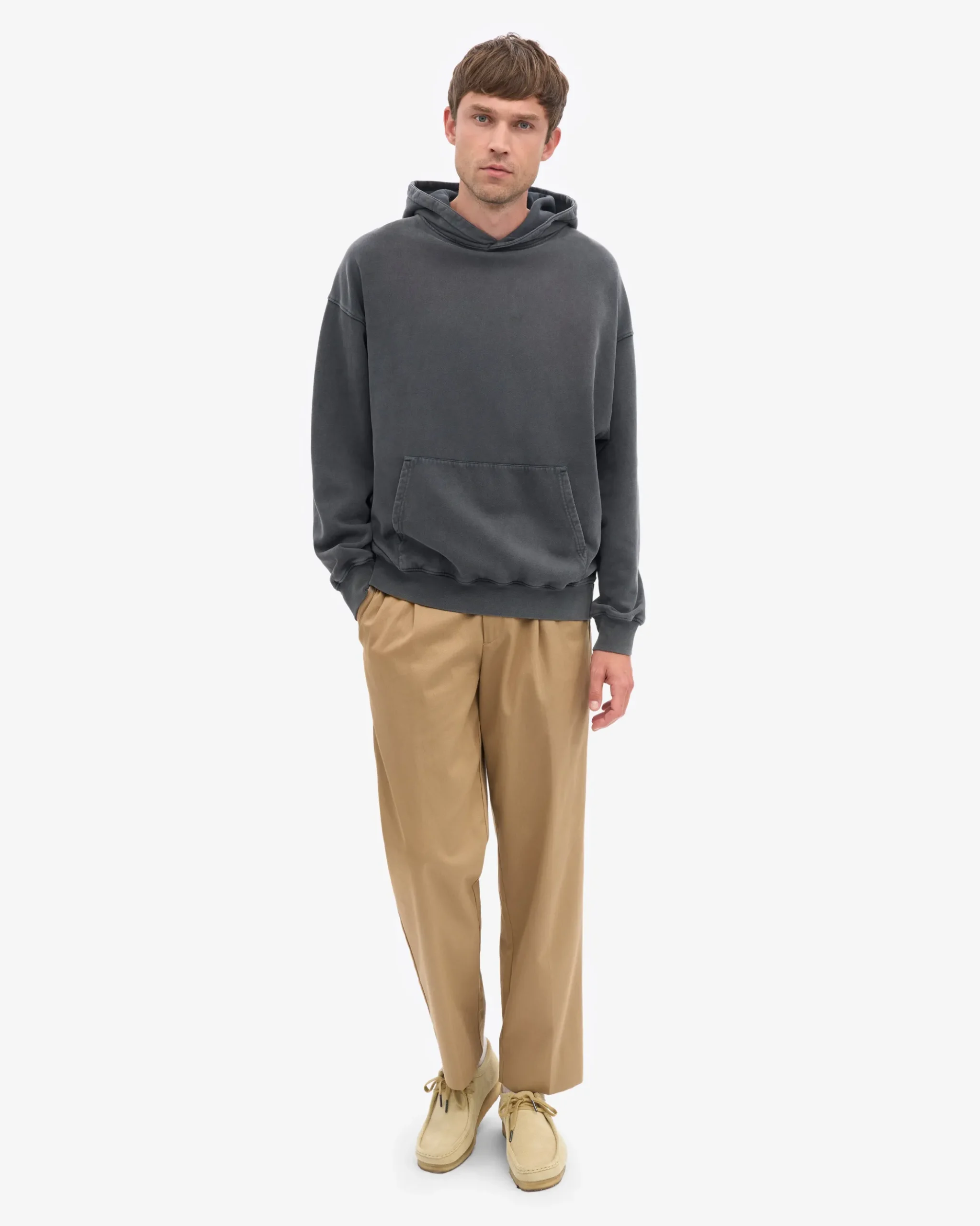 Organic Oversized Hood - Faded Black