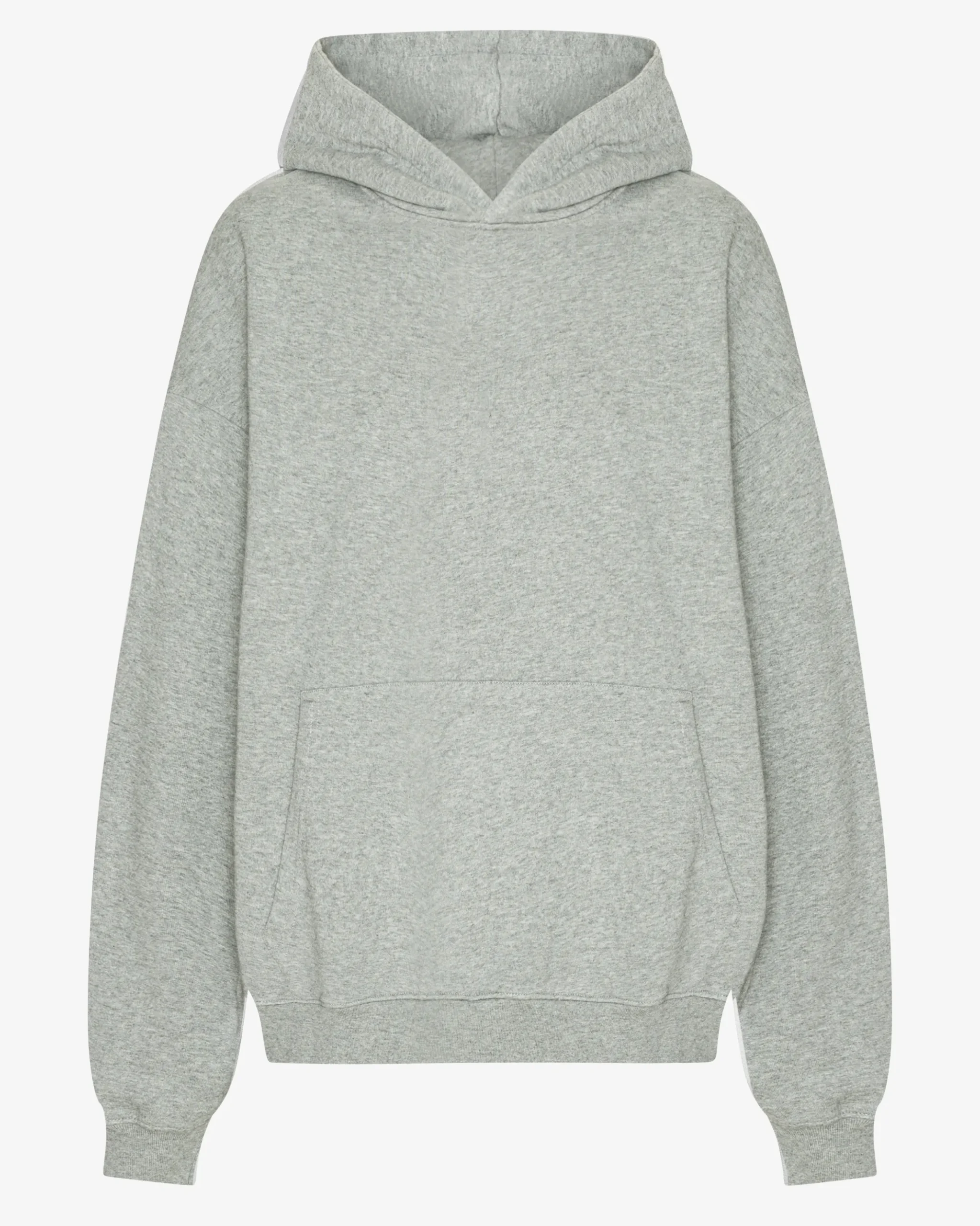 Organic Oversized Hood - Heather Grey