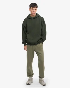 Organic Oversized Hood - Hunter Green