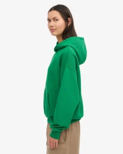 Organic Oversized Hood - Kelly Green