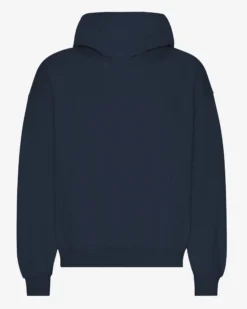 Organic Oversized Hood - Navy Blue