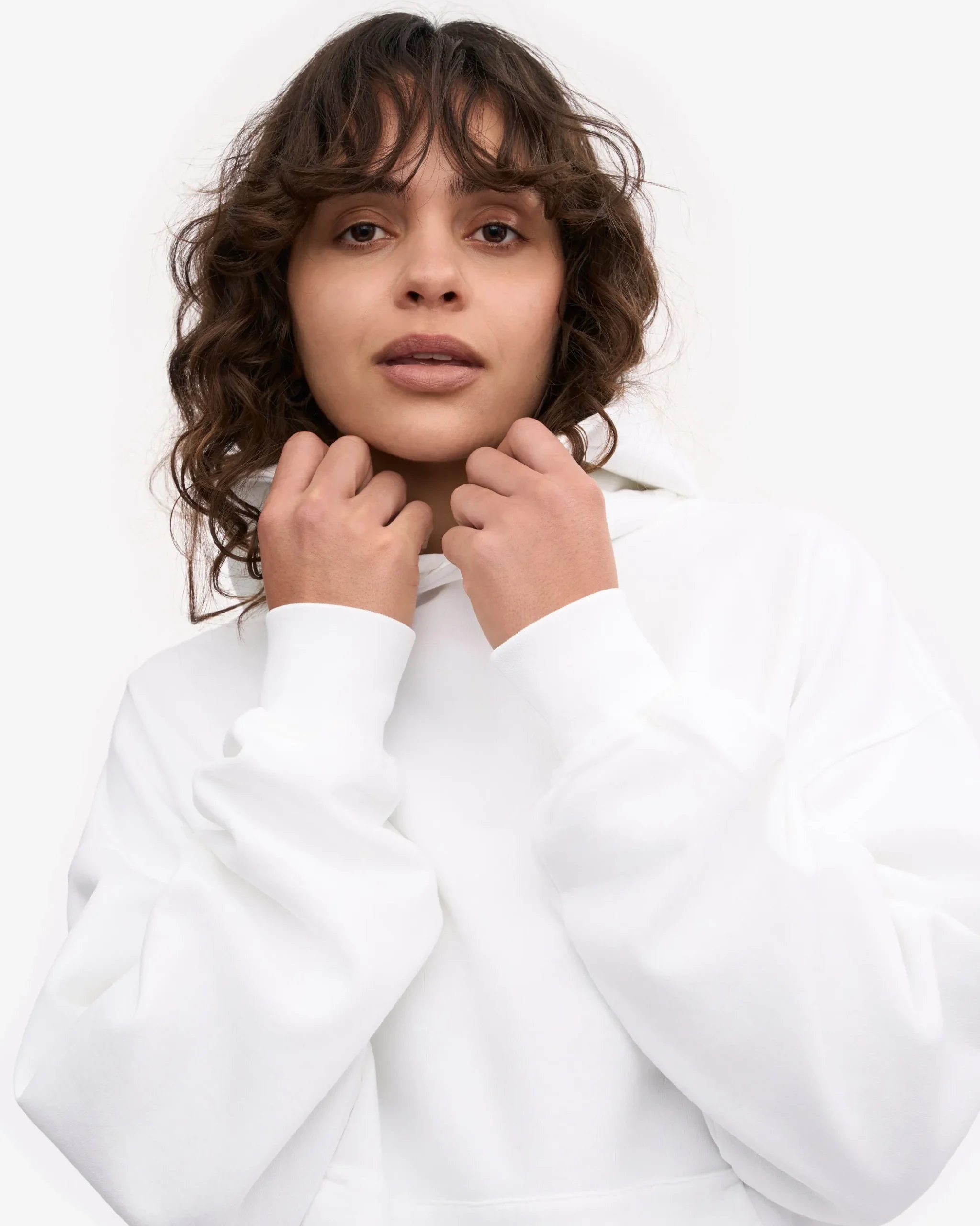 Organic Oversized Hood - Optical White