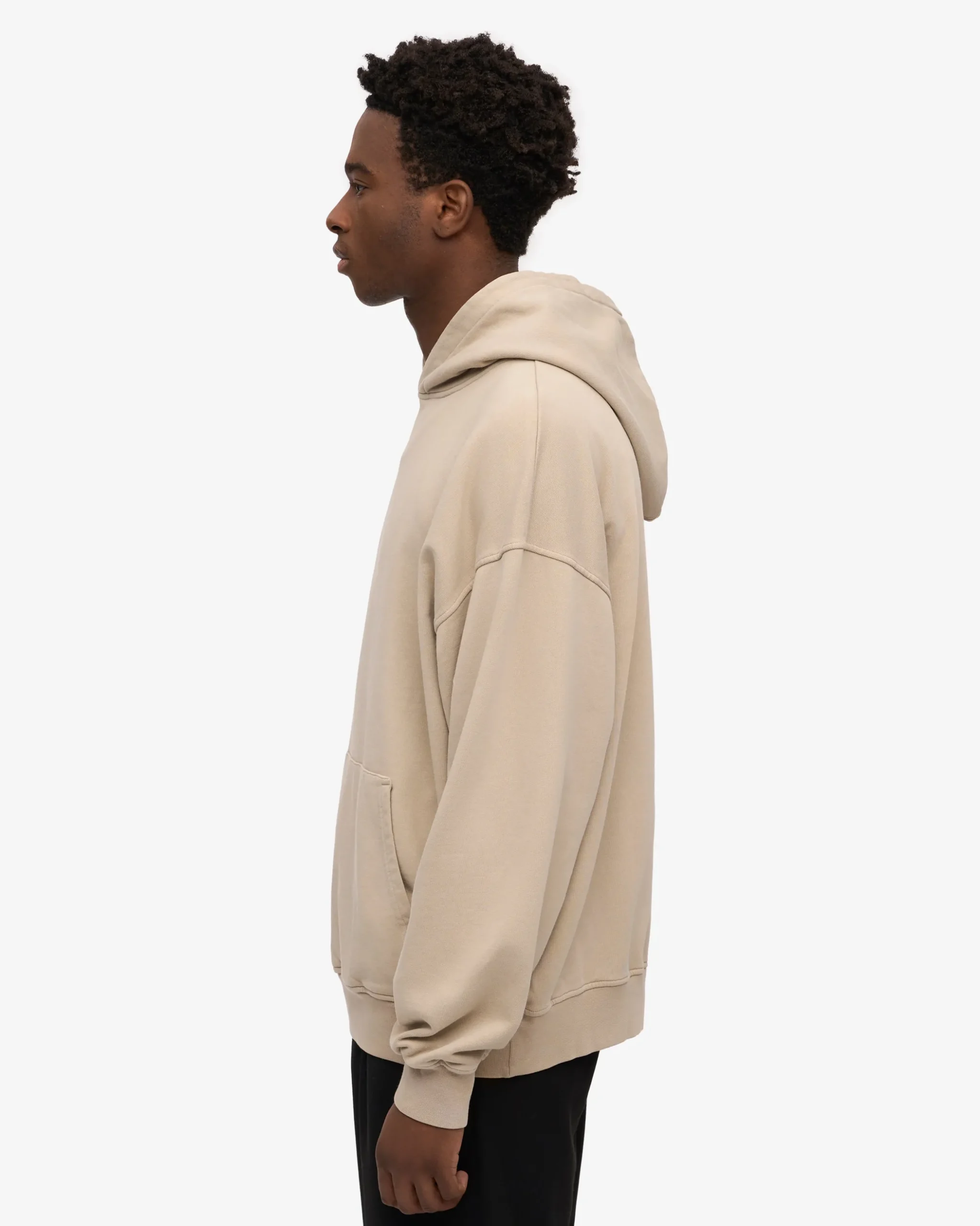 Organic Oversized Hood - Oyster Grey