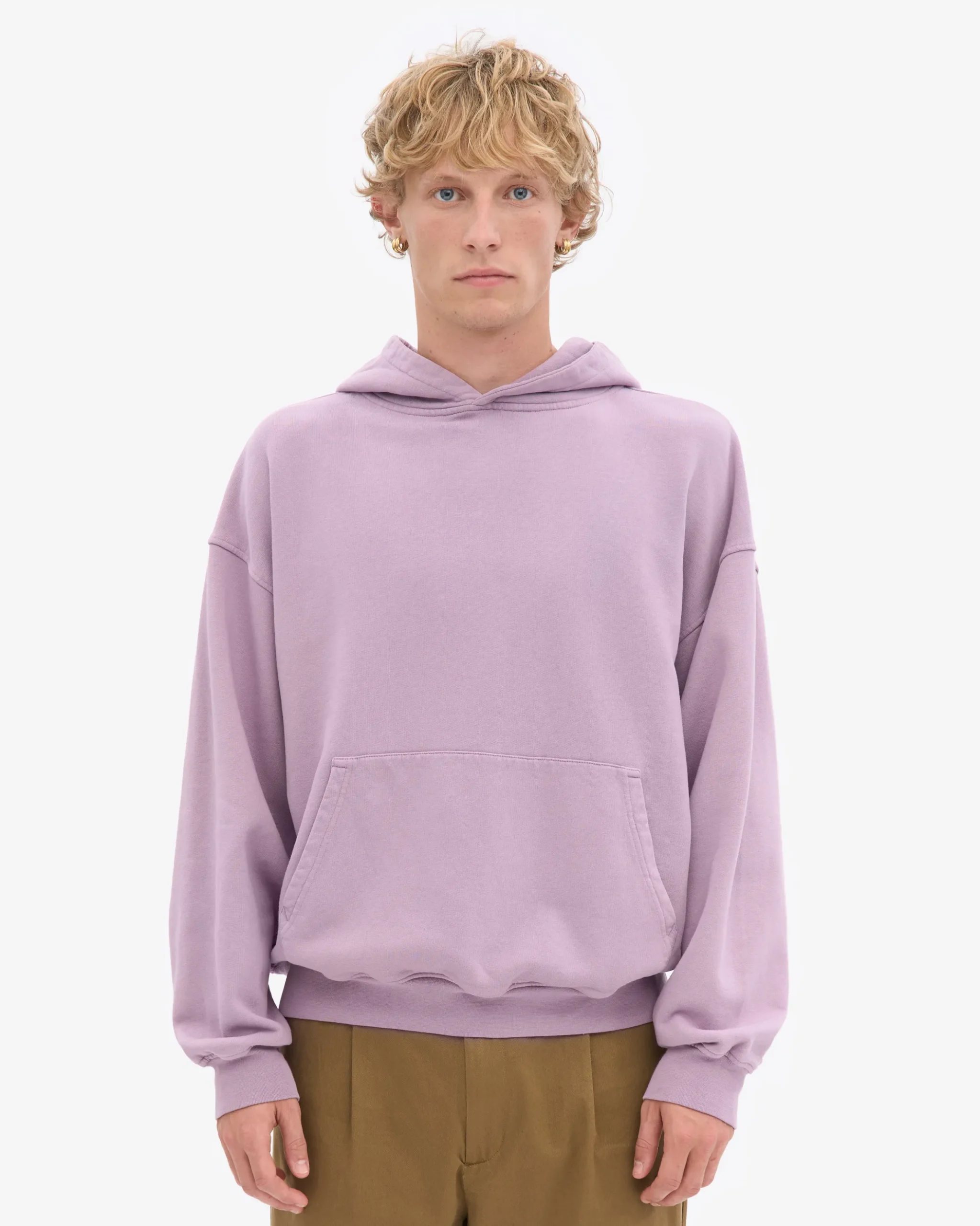 Organic Oversized Hood - Pearly Purple