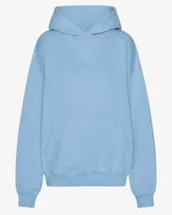 Organic Oversized Hood - Seaside Blue