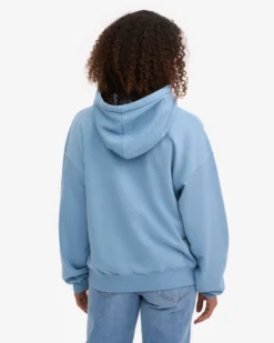 Organic Oversized Hood - Seaside Blue