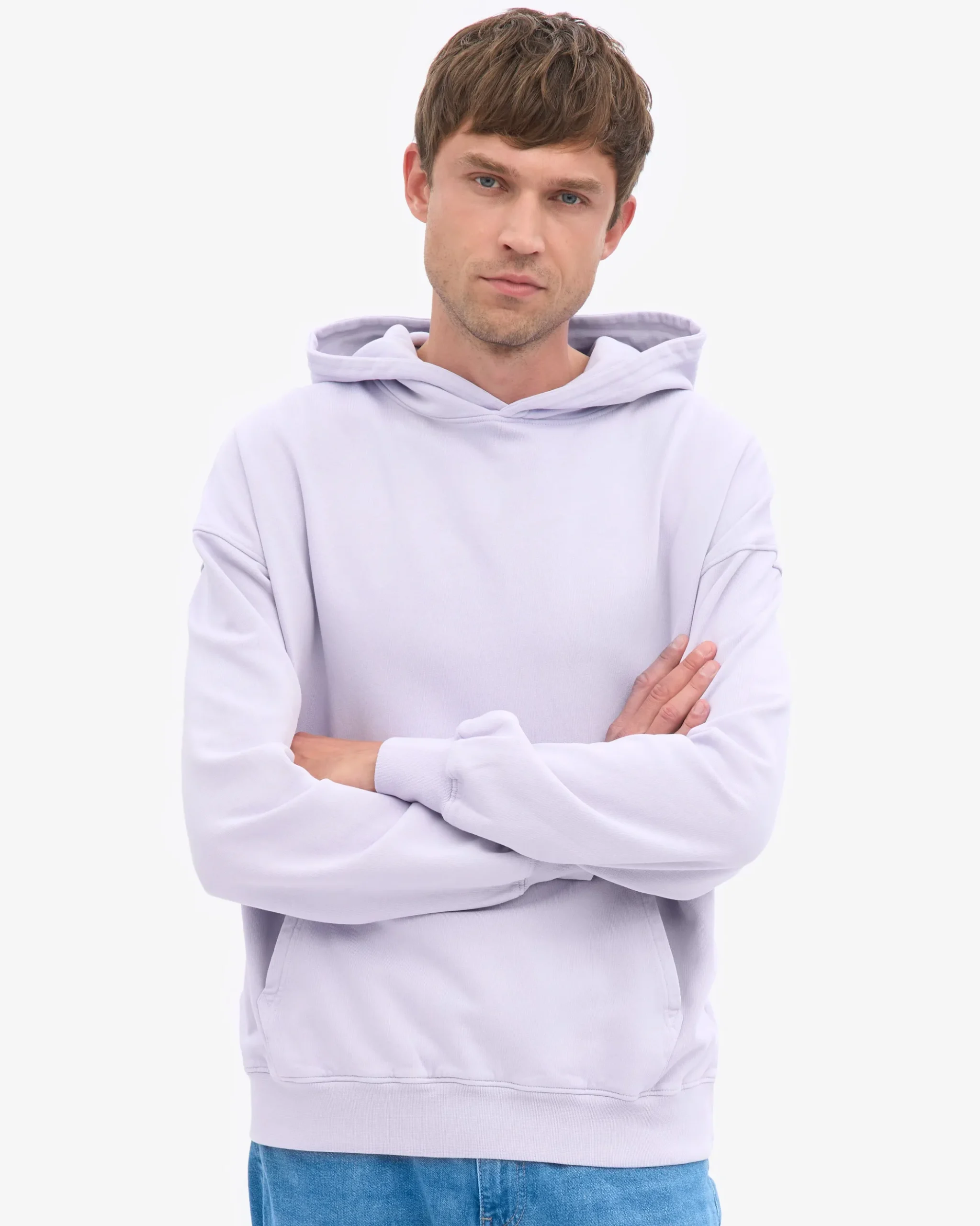 Organic Oversized Hood - Soft Lavender