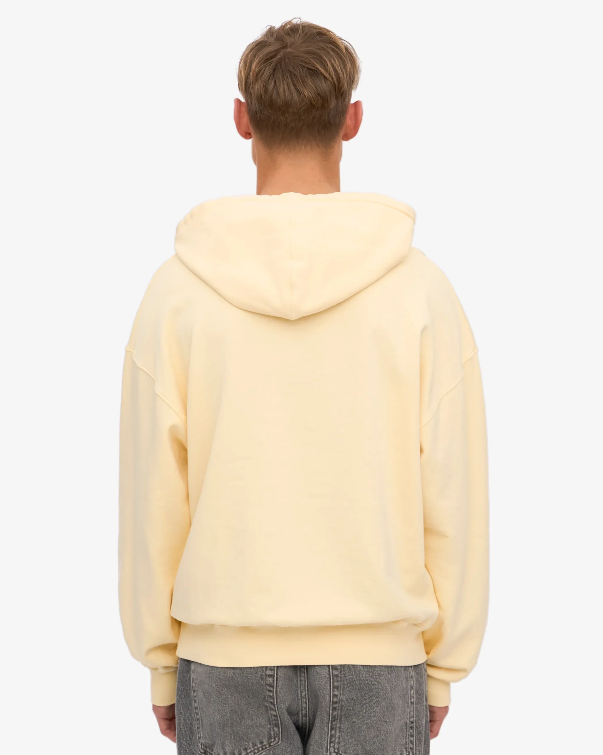 Organic Oversized Hood - Soft Yellow