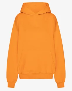 Organic Oversized Hood - Sunny Orange