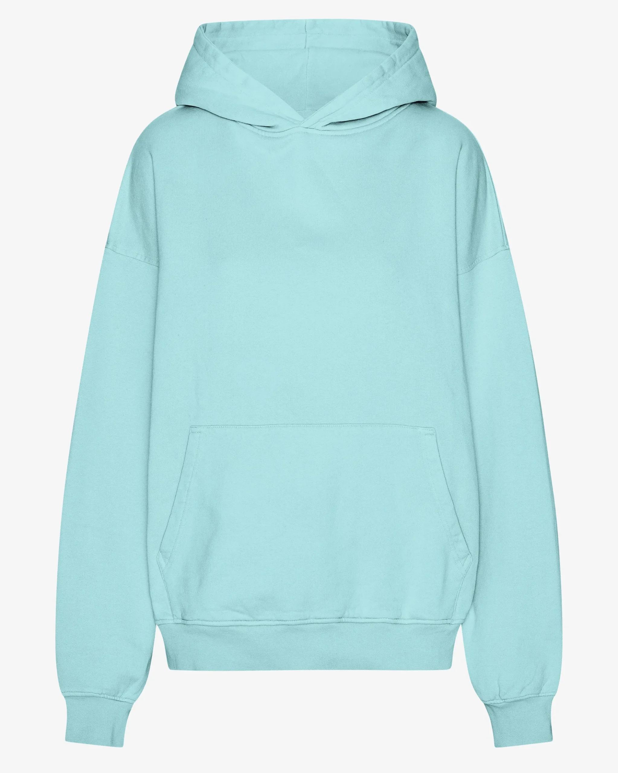 Organic Oversized Hood - Teal Blue
