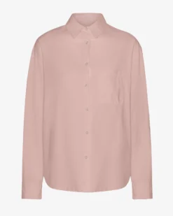 Organic Oversized Shirt - Faded Pink