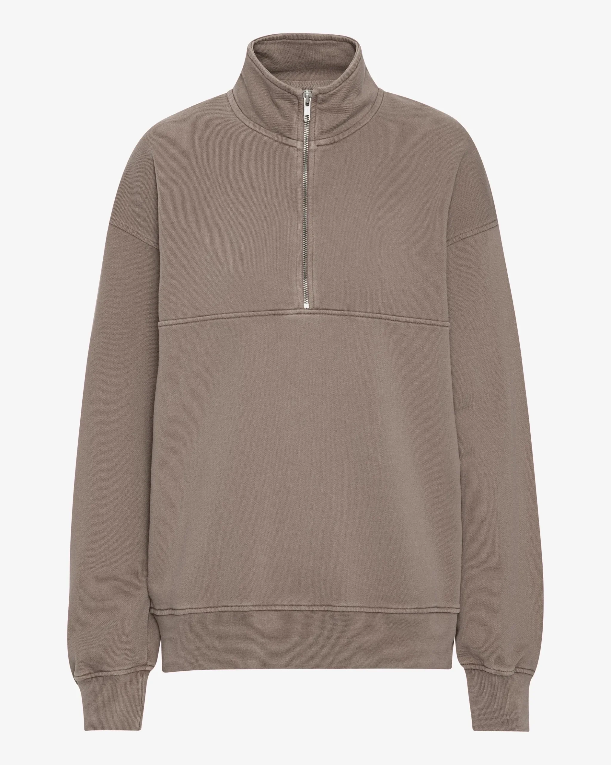 Organic Quarter Zip - Faded Khaki