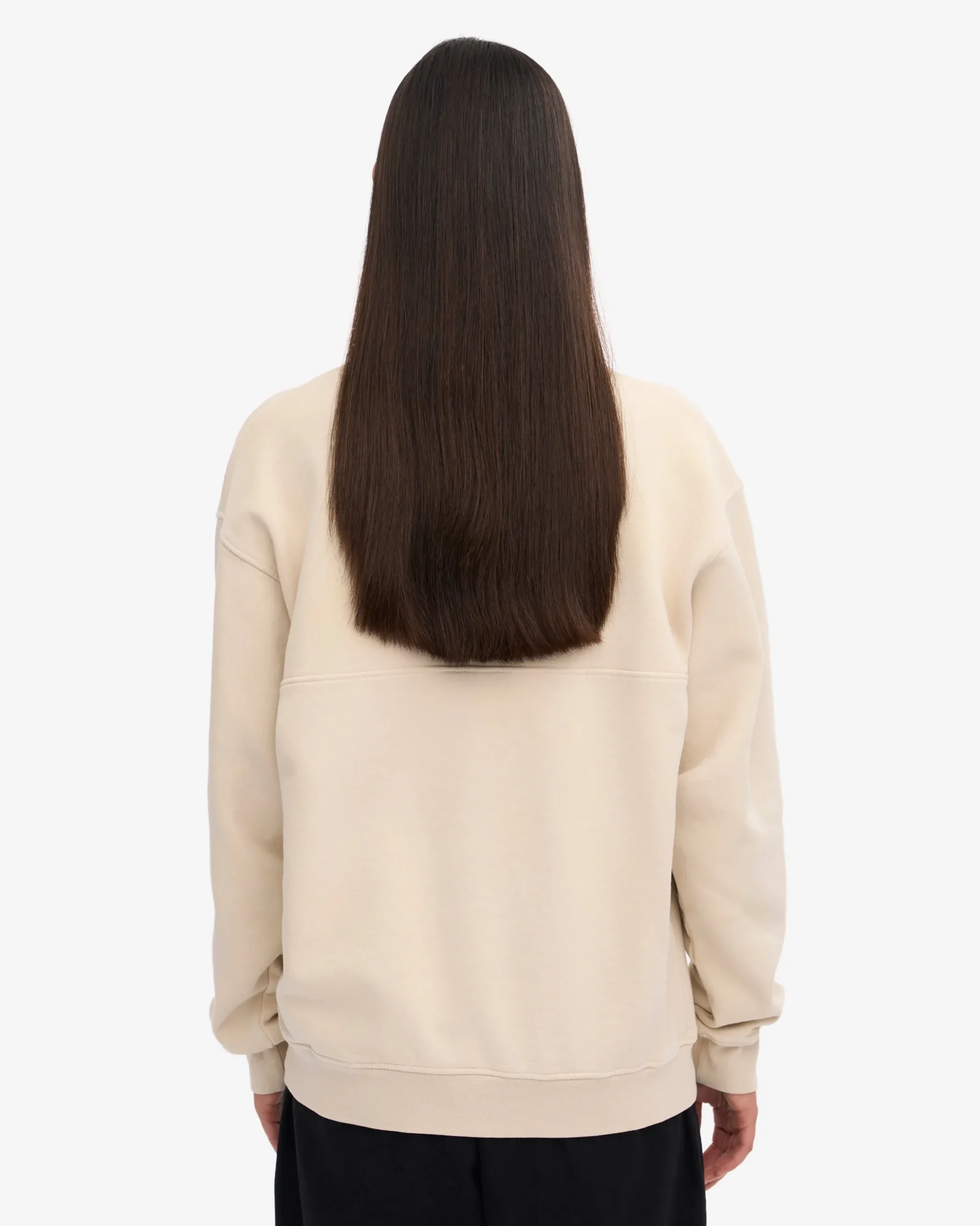 Organic Quarter Zip - Ivory White