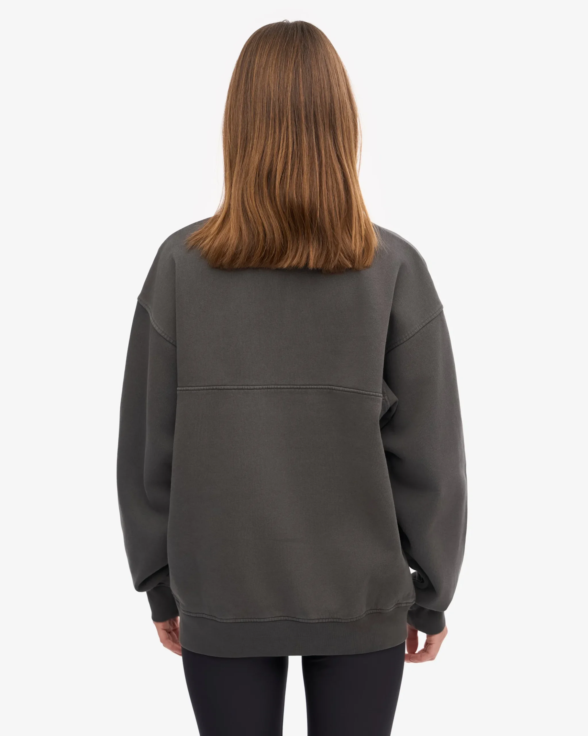 Organic Quarter Zip - Lava Grey