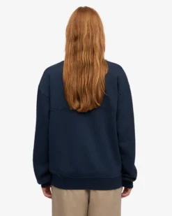 Organic Quarter Zip - Navy Blue