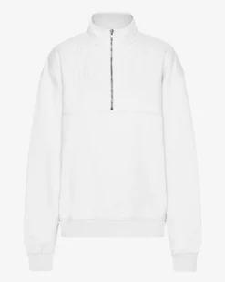 Organic Quarter Zip - Optical White