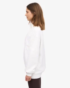 Organic Quarter Zip - Optical White