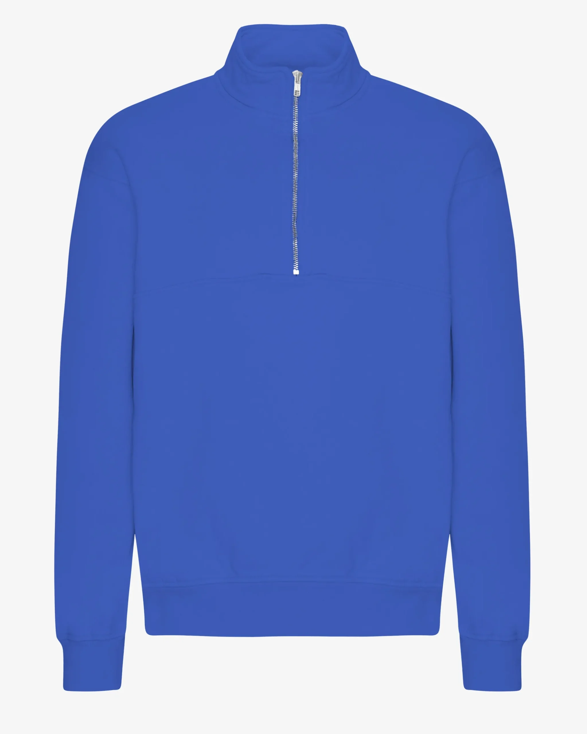 Organic Quarter Zip - Sapphire Blue