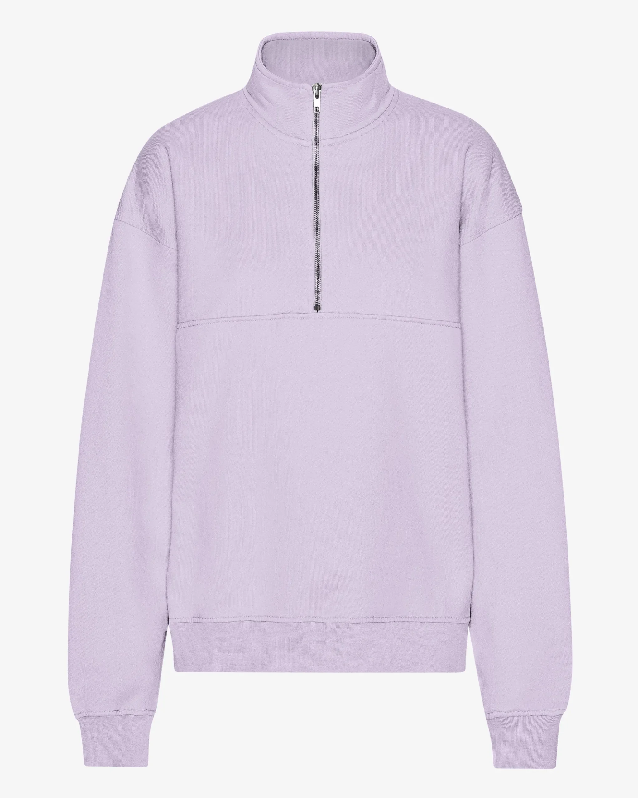 Organic Quarter Zip - Soft Lavender
