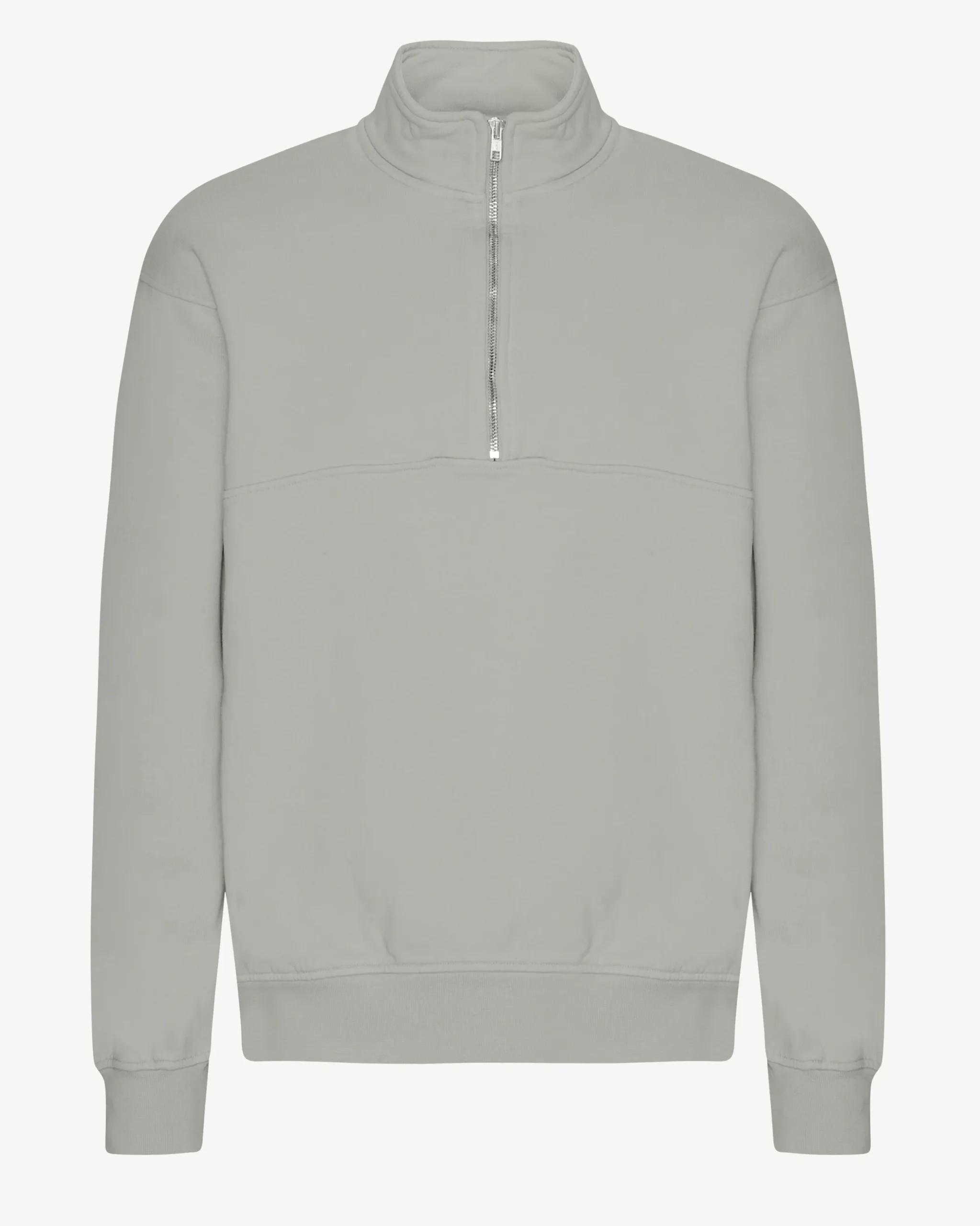 Organic Quarter Zip - Steel Blue