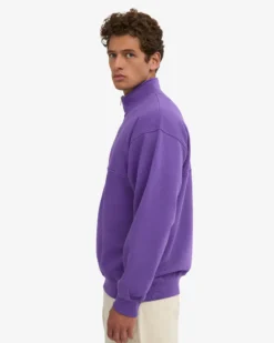 Organic Quarter Zip - Ultra Violet