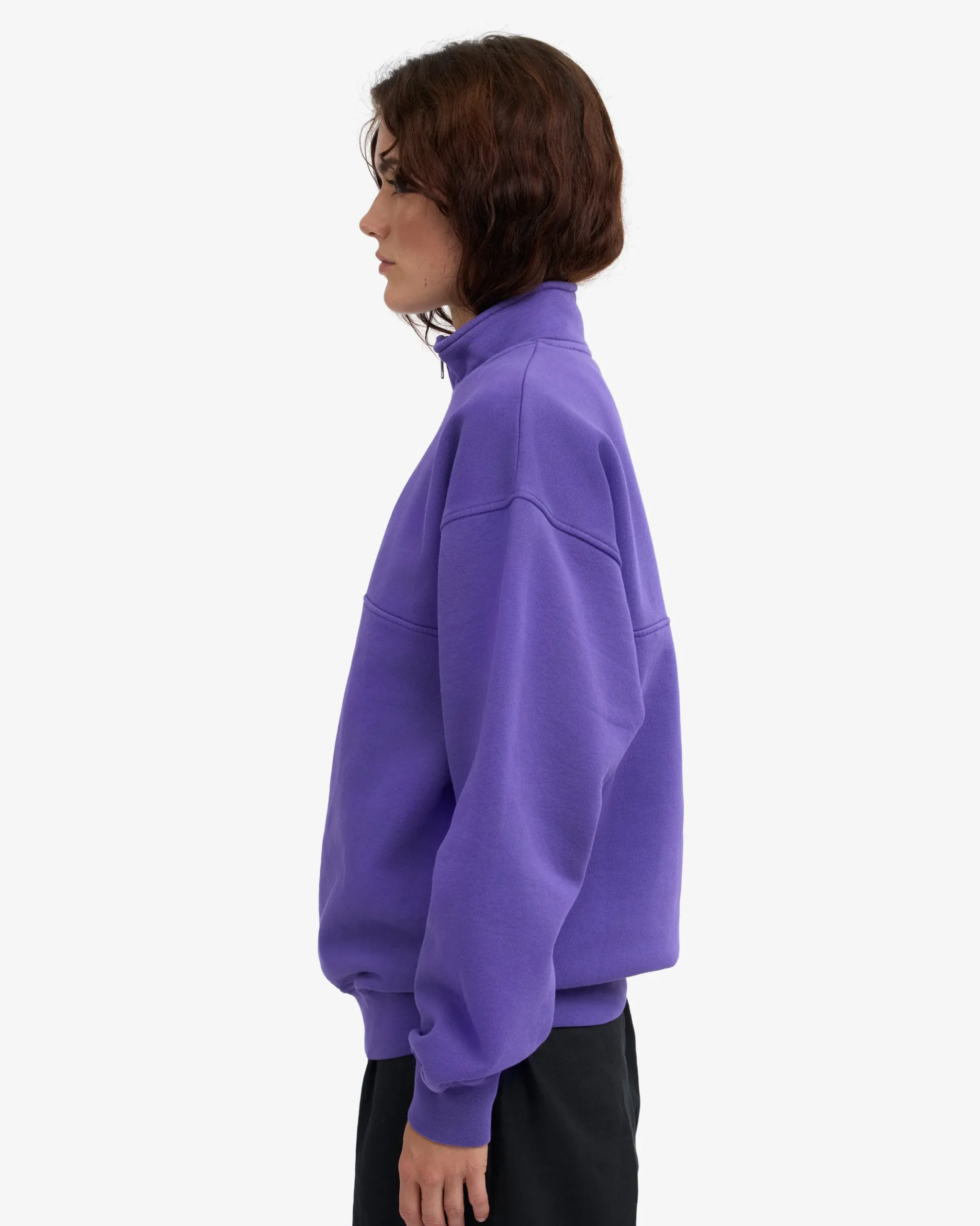 Organic Quarter Zip - Ultra Violet