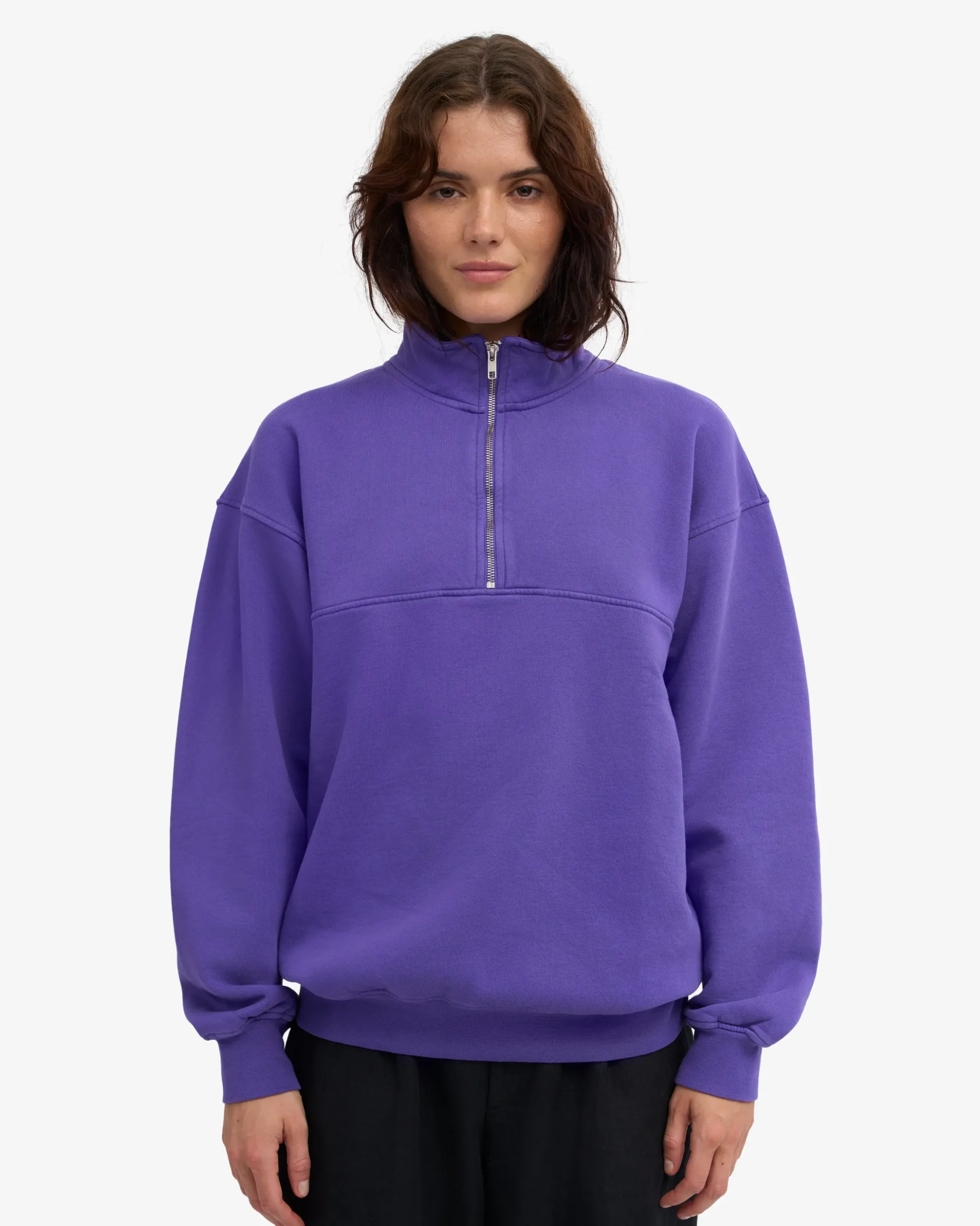 Organic Quarter Zip - Ultra Violet