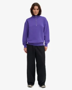 Organic Quarter Zip - Ultra Violet