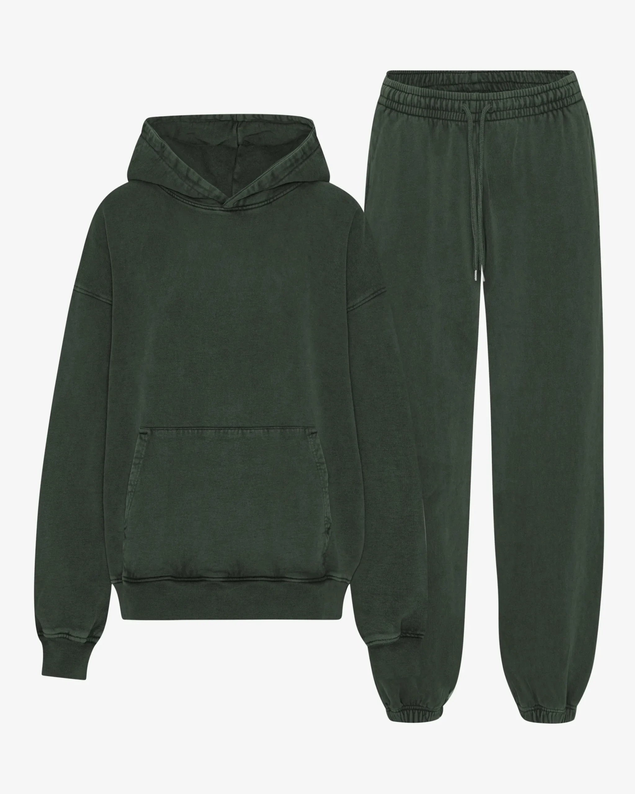 Organic Relaxed Hood Sweatsuit - Midnight Forest