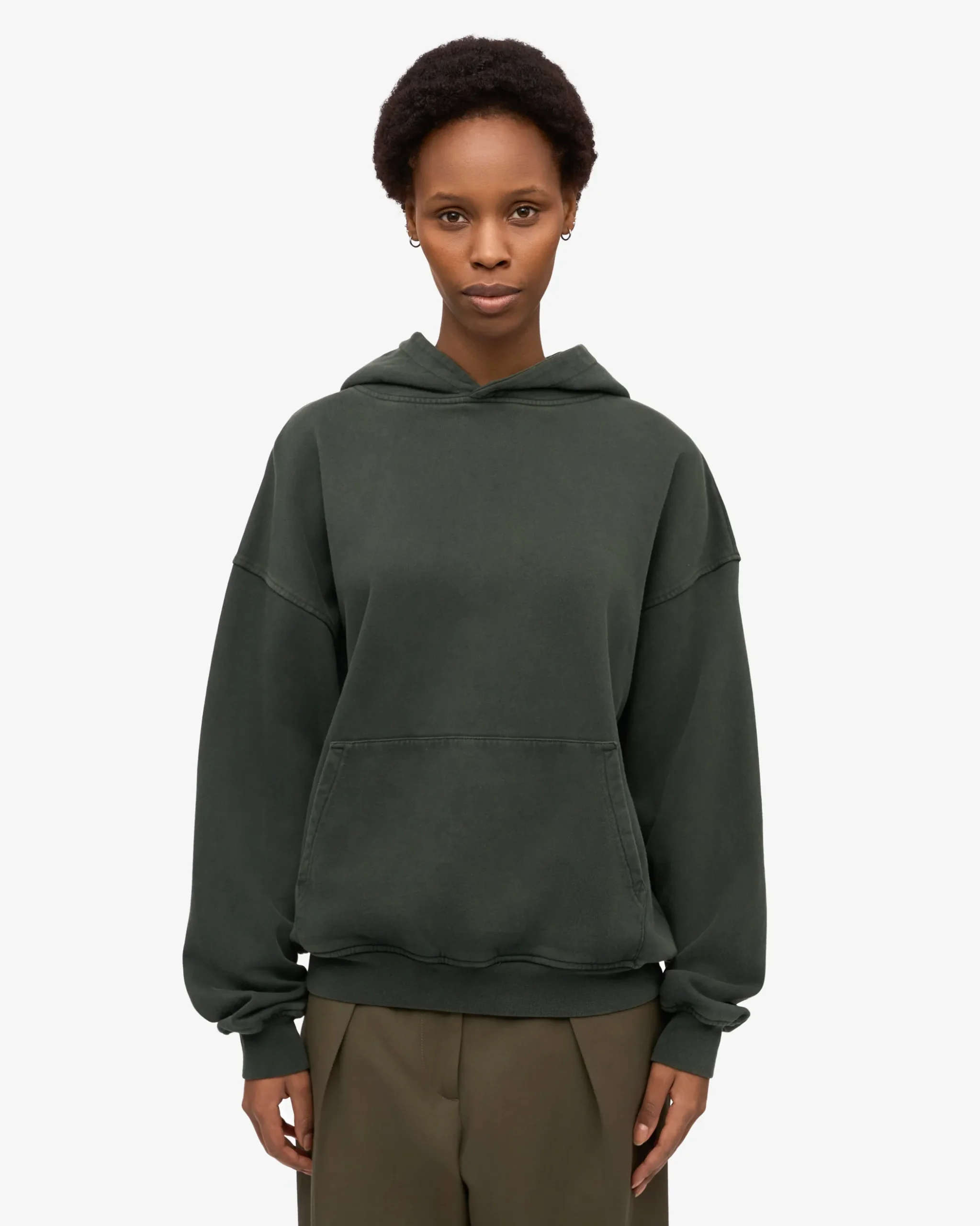 Organic Relaxed Hood Sweatsuit - Midnight Forest