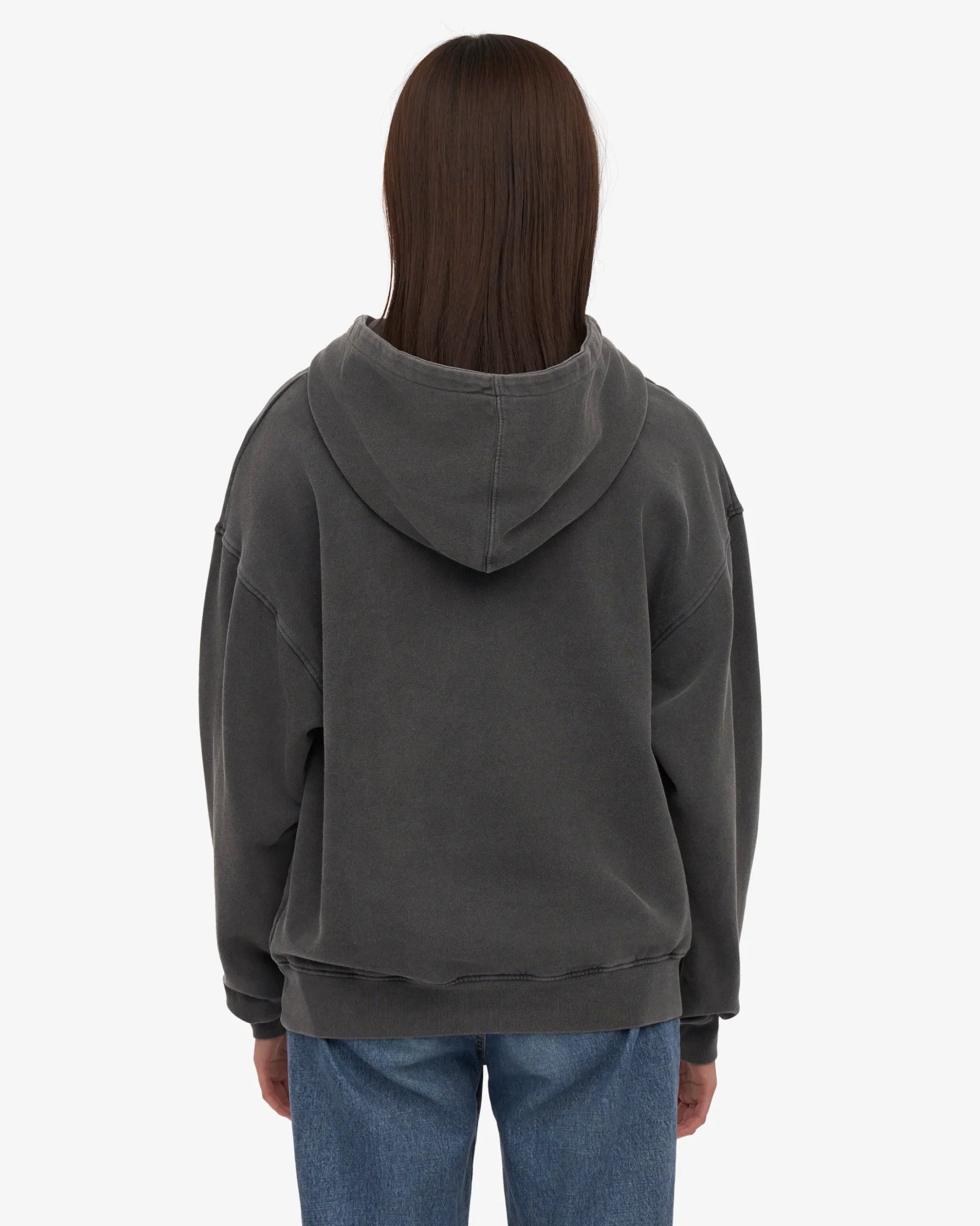 Organic Relaxed Hood Sweatsuit - Faded Black