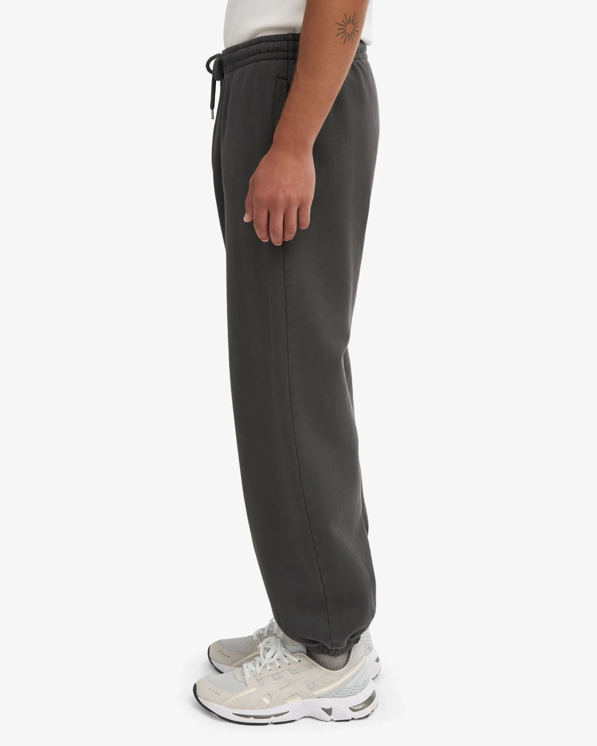 Organic Relaxed Hood Sweatsuit - Lava Grey