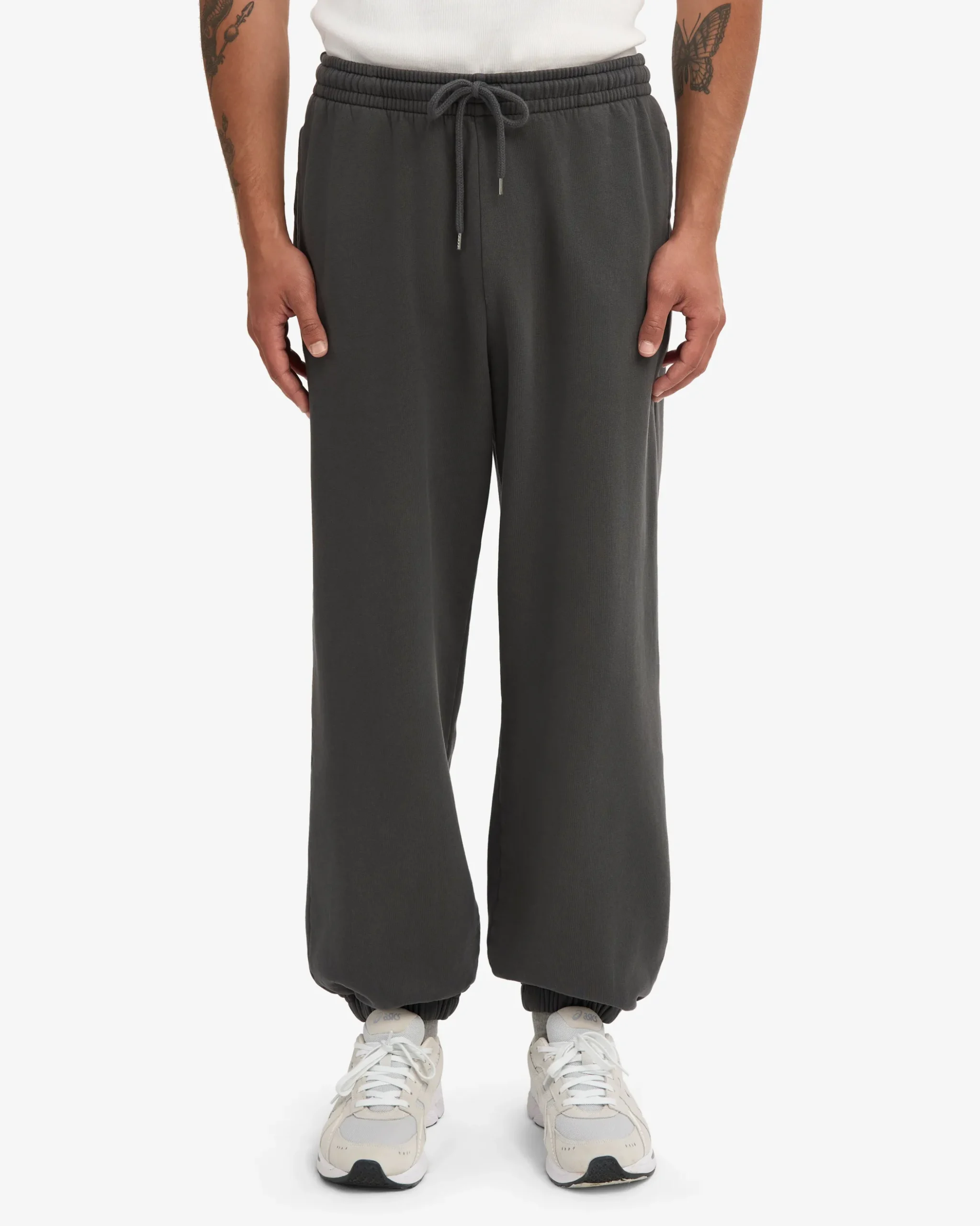 Organic Relaxed Hood Sweatsuit - Lava Grey