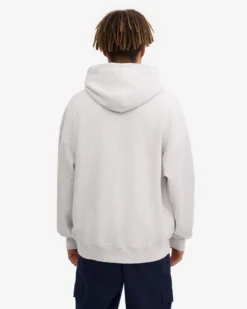Organic Relaxed Hood Sweatsuit - Snow Melange