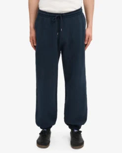 Organic Relaxed Hood Sweatsuit - Navy Blue