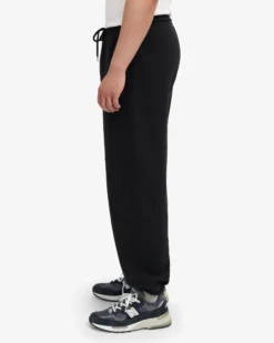 Organic Relaxed Hood Sweatsuit - Deep Black