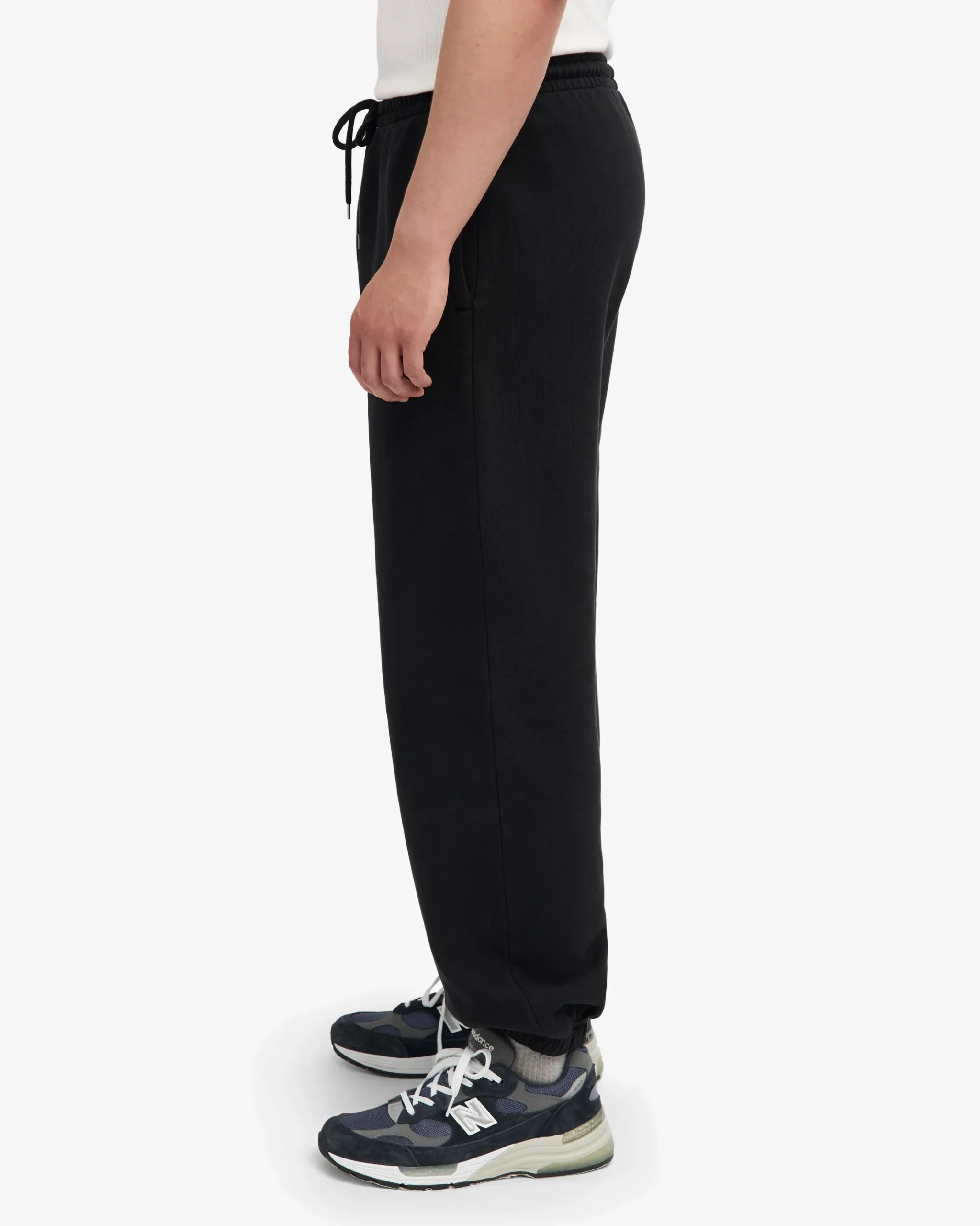 Organic Relaxed Hood Sweatsuit - Deep Black